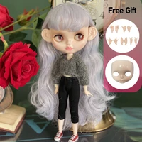 blyth doll 16 joint body 30cm bjd dolls toys natural shiny face with hands and face diy fashion doll for girl kid birthday gift
