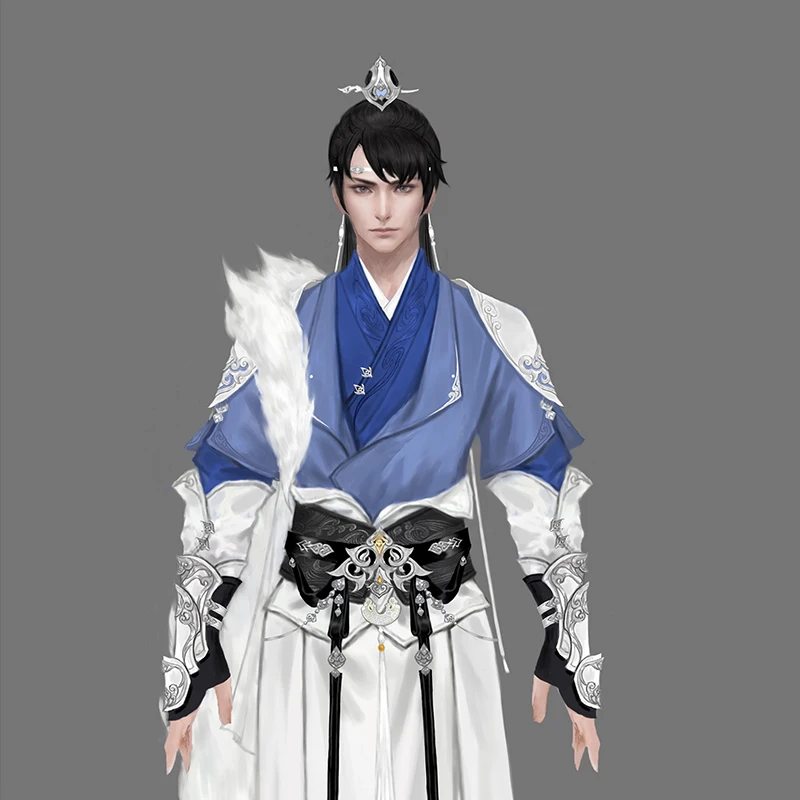 Тиара из смолы и акрила для мужчин Оригинальная китайская ретро-Тиара с 3D принтом