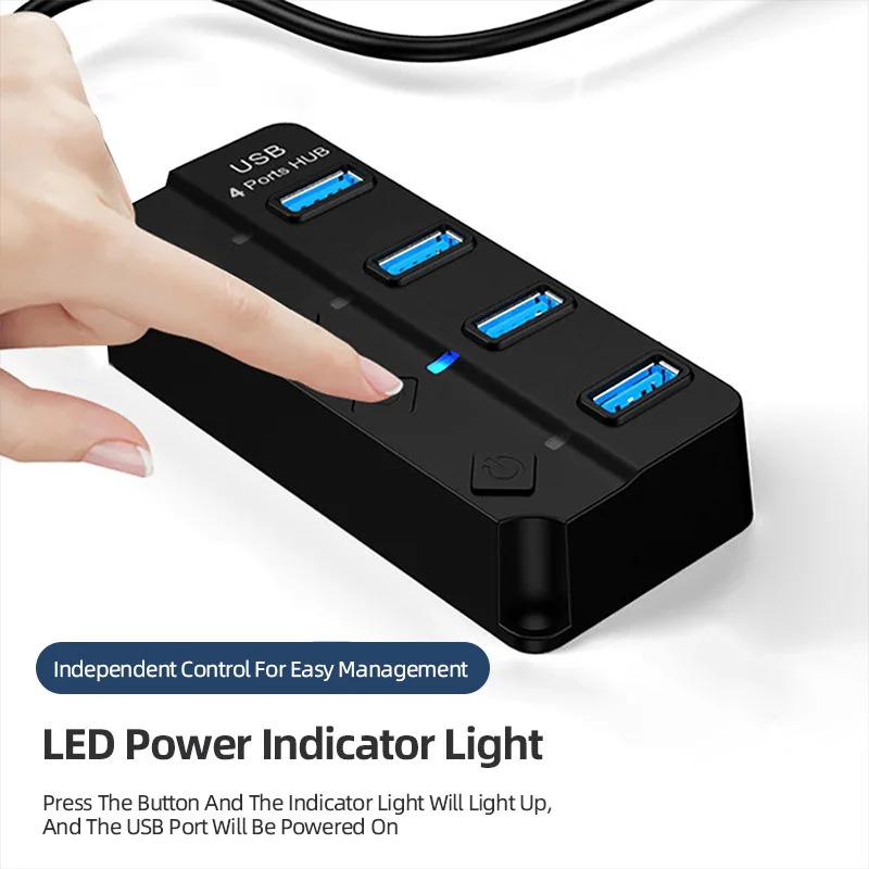 

USB 3,0 разветвитель, 4/7 портов, 30 см