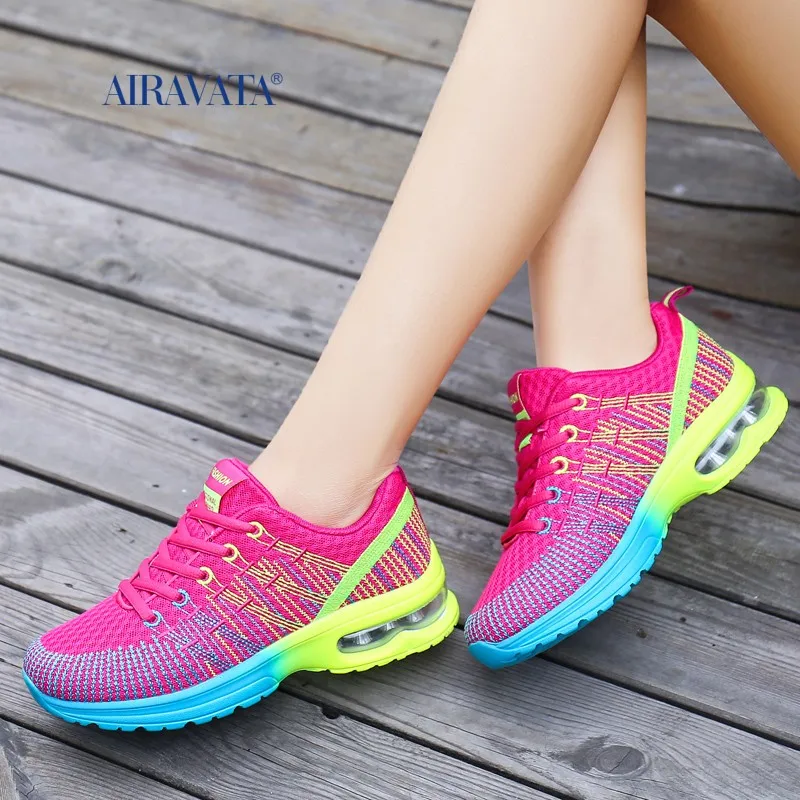 Shoes Women Sneakers Casual Fashion Cushion Cushion Lightweight Running Mesh Breathable Sneaker  Zapatos Deportivos