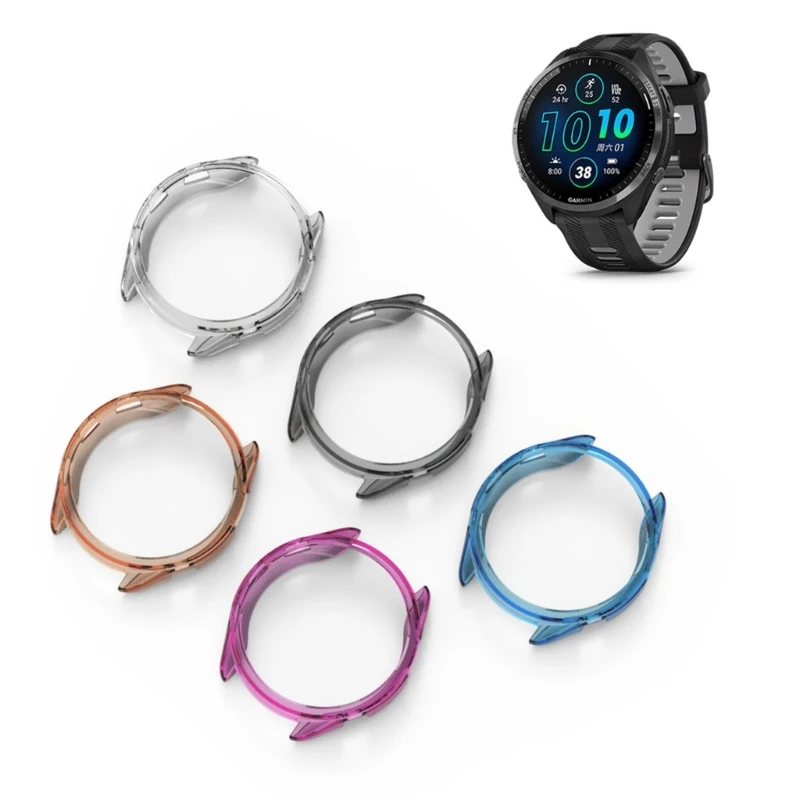 

Защитный чехол для экрана подходит для Garmin-Forerunner 965 ударопрочный защитный чехол-бампер