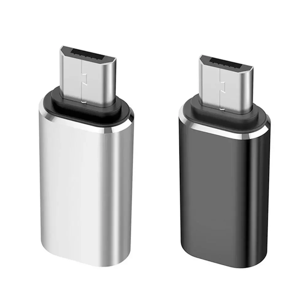 

5pcs Type-C Adapter USB C to Micro USB Cable Alloy Micro USB Male to Type C Female Adapter Converter Connector for Phone Tablet