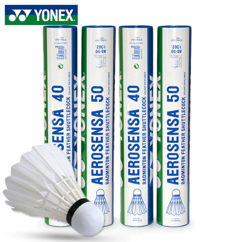 Воланы для бадминтона YONEX YY гусиное перо AS40 AS50 1 шт. | Спорт и развлечения