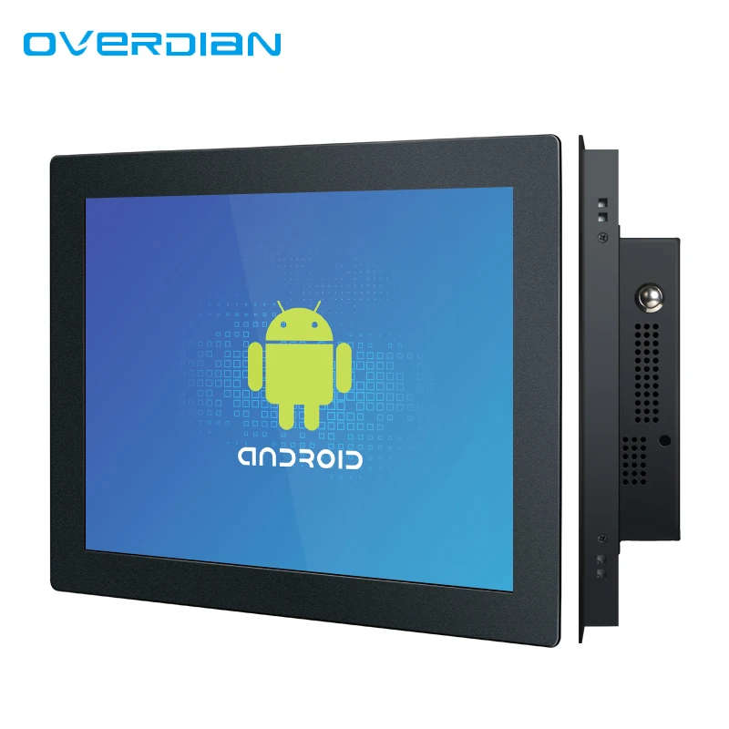 Top Quality Factory Price Resistive Touch Screen Industrial All In One Pc 15" 17 Inch 1024*768 Android System Mutifuntional Port