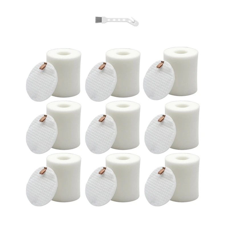 

Foam Filters Kit Replacement Compatible With For Shark Robot Vacuum AV2501AE AI (8X Foam Filters+1X Cleaning Brush)