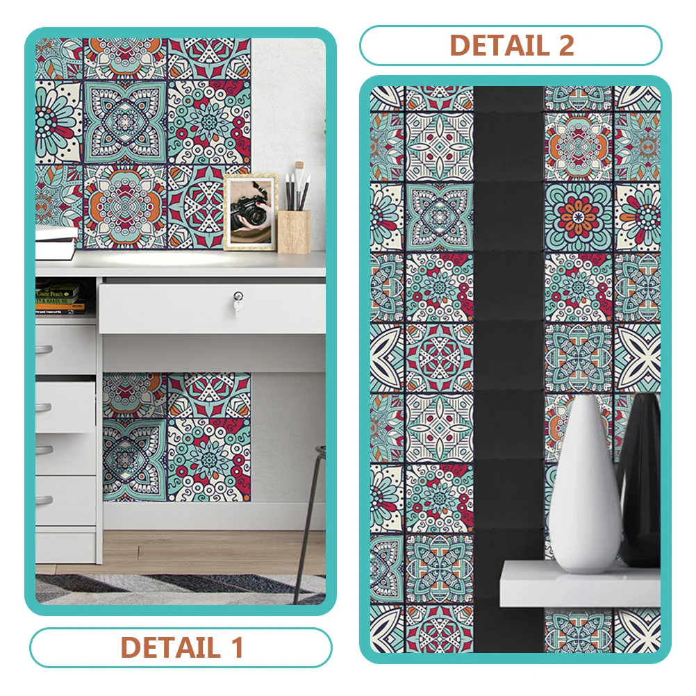 10 шт. домашний декор наклейки для очистки автомобиля и плитки кухонные