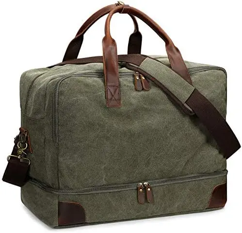 

Мужская Холщовая Сумка для путешествий, Туристическая Сумка для выходных, сумка для ночевки с отделением для ноутбука, версия 2,0