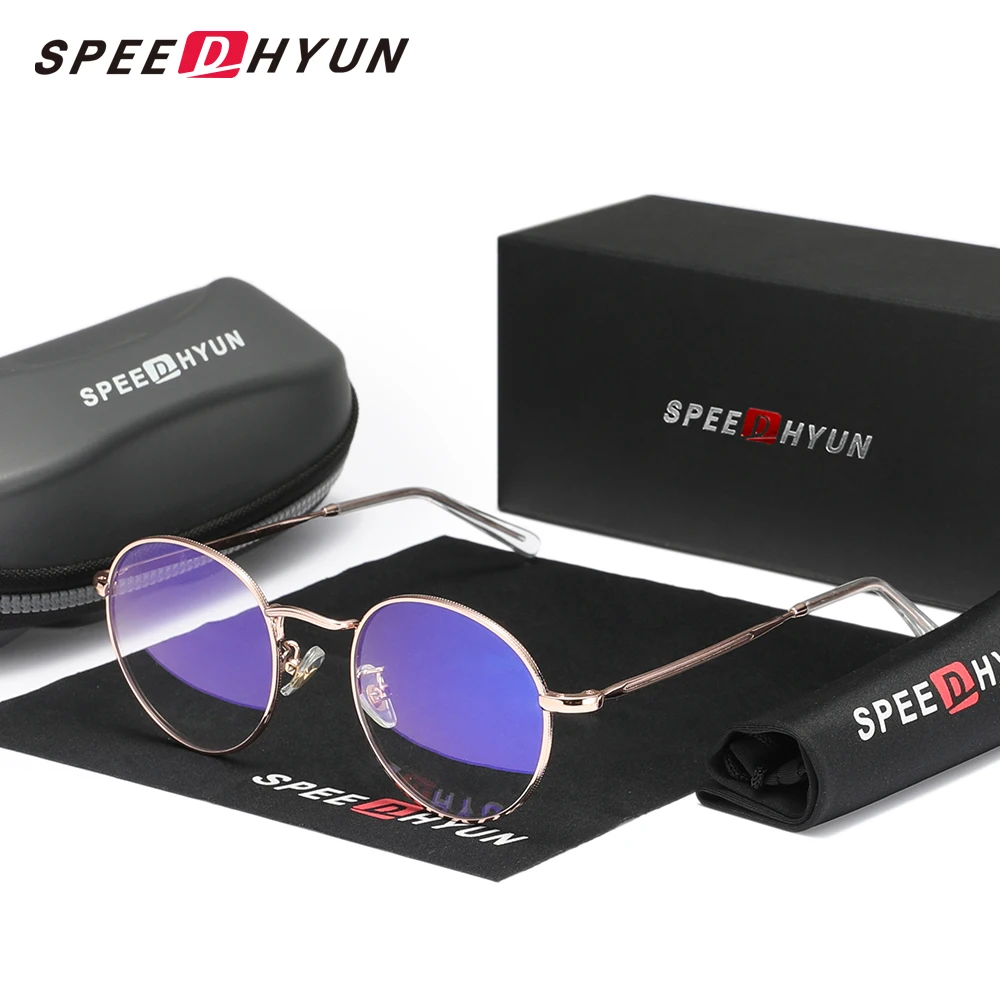 SPEEDHYUN круглые антибликовые очки