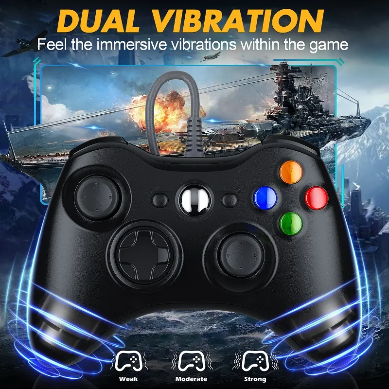 Контроллер для Xbox 360 — геймпад с эффектом Холла и двойной вибрацией поддержка