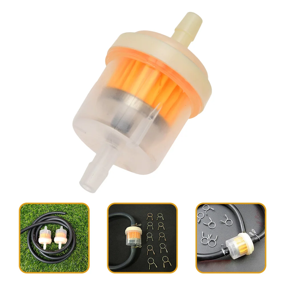 

20 Pcs Gasoline Motorcycle Inline Fuel Filters Engine Oil Motorbike Scooter Part Accessories