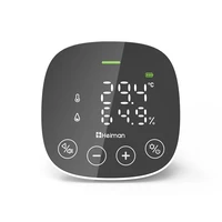 heiman zigbee 3 0 air quality monitor hs3aq detection co2 temperature and humidity real time alarm