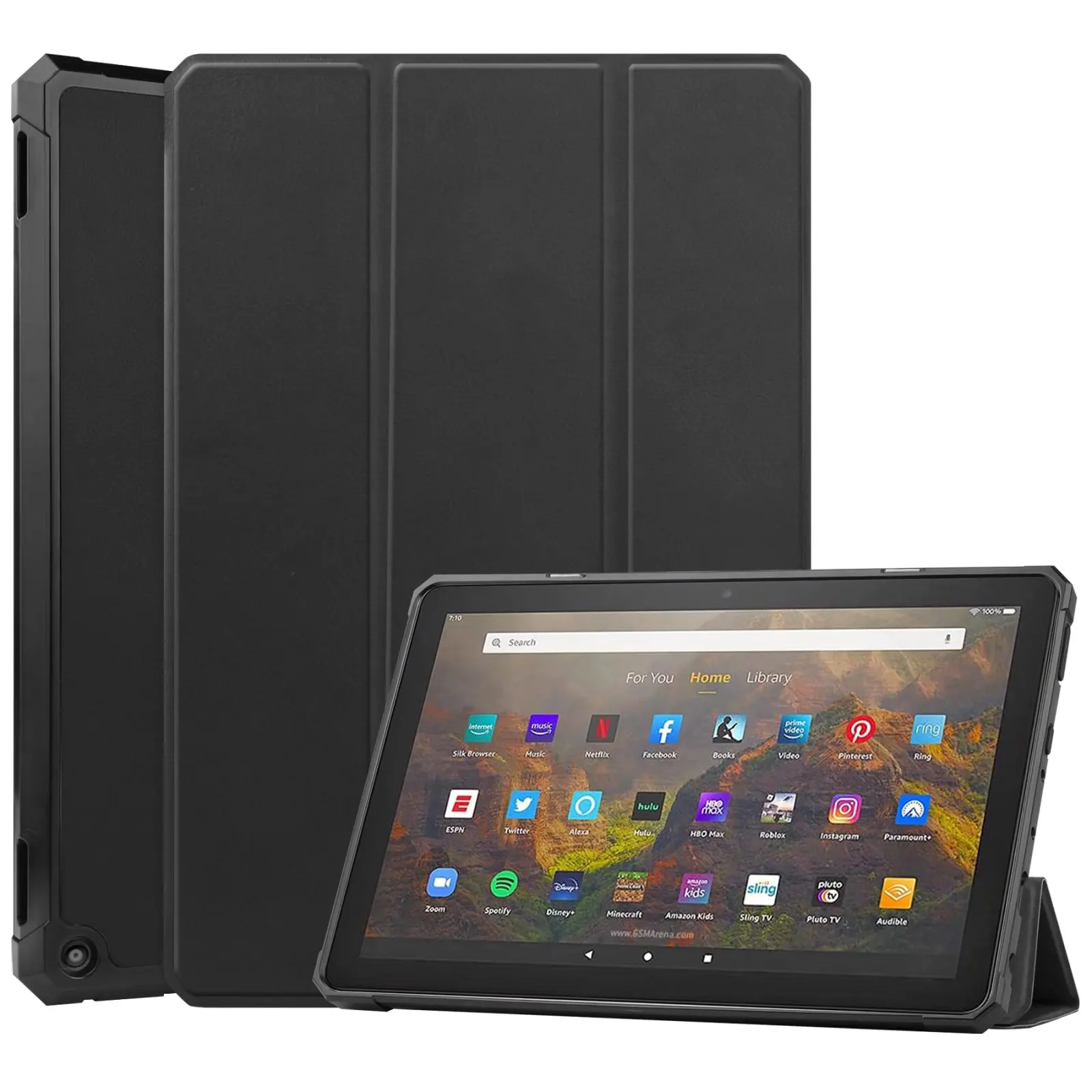 

Чехол для планшета Amazon Fire HD 10 2021, складной магнитный чехол для Kindle Fire HD10 2021 Plus11th Gen, Ультратонкий чехол из искусственной кожи