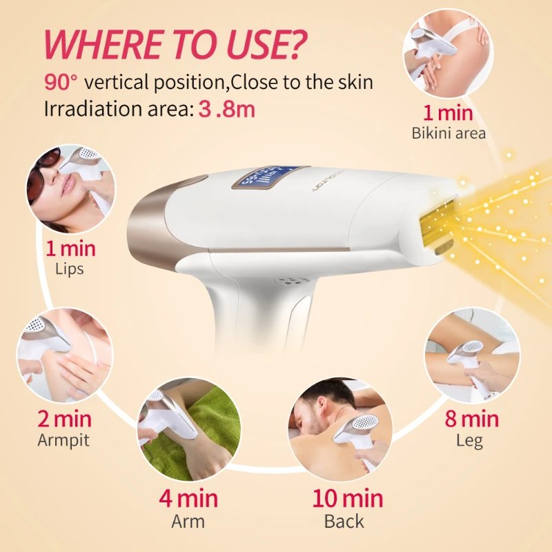 900000 Best Portable Epilator Beauty Products Painless Epilator Ipl Led Laser Hair Removal Cell Phone Home Device Hair Remover enlarge