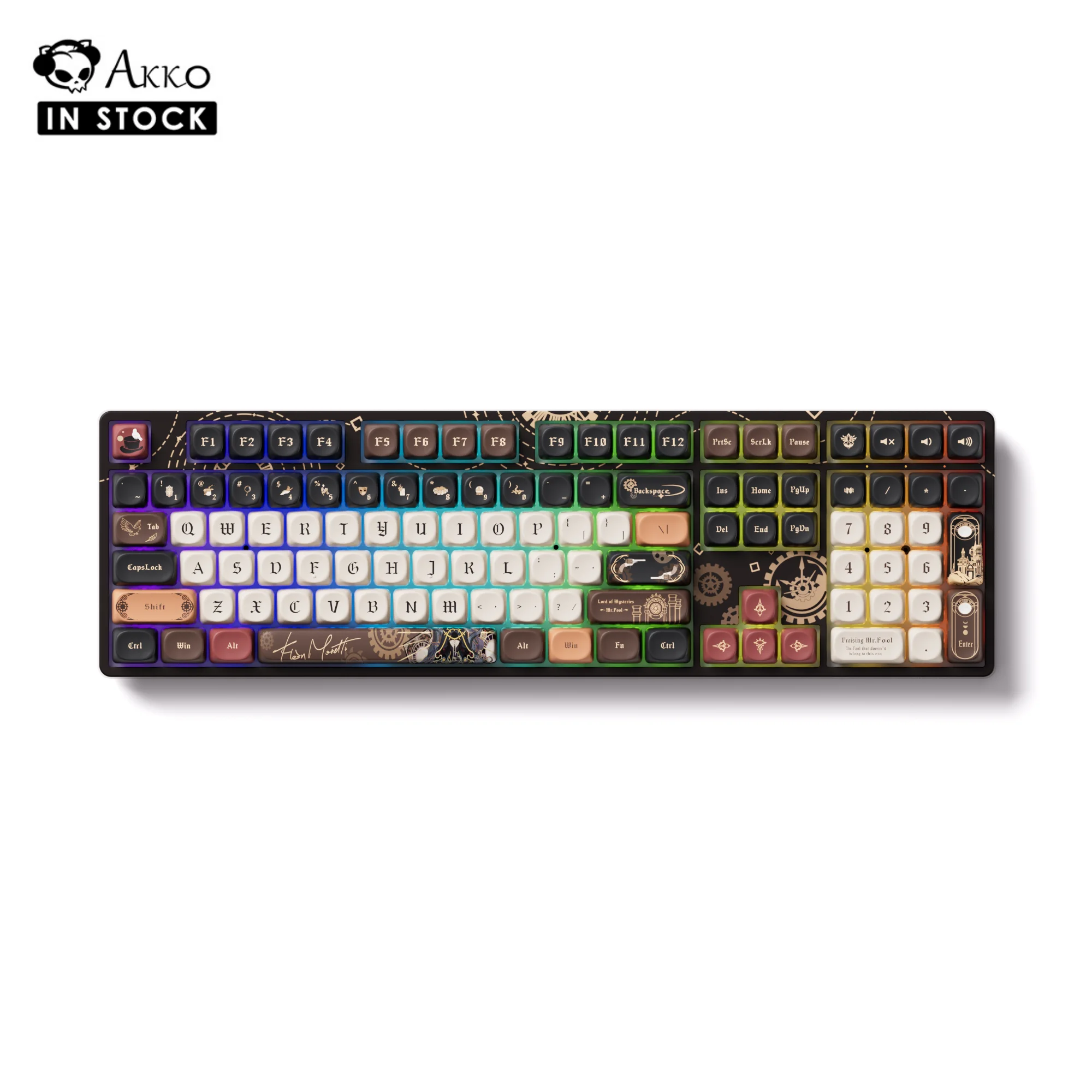 Механическая клавиатура Akko 5108B Plus аниме-тема горячая замена RGB 108-клавишная USB Type-C/2
