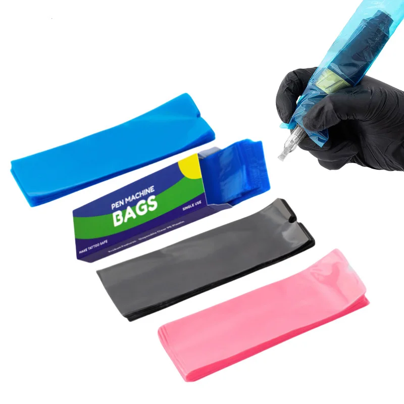 200 шт. одноразовые мешки для тату-ручек