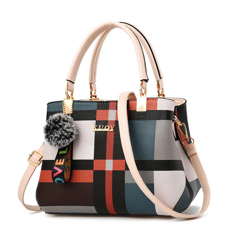 

Women Handbag Trend 2023 Designer Stitching Shoulder Bag Luxury Fashion Casual Tote Leather Female Bag Large Capacity Bolsos