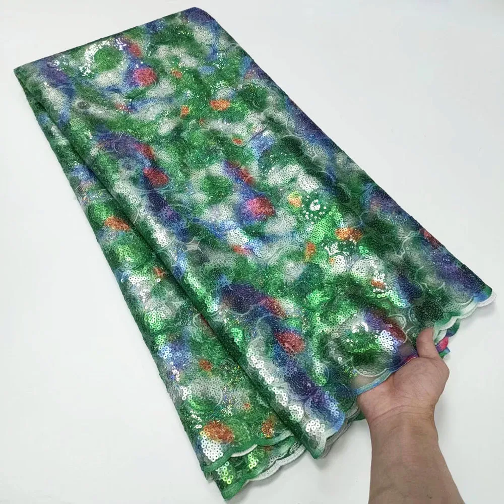 

Африканская сетчатая кружевная ткань с блестками 2022 высококачественный французский Тюль Кружева Нигерия гипюр материал для свадебного платья