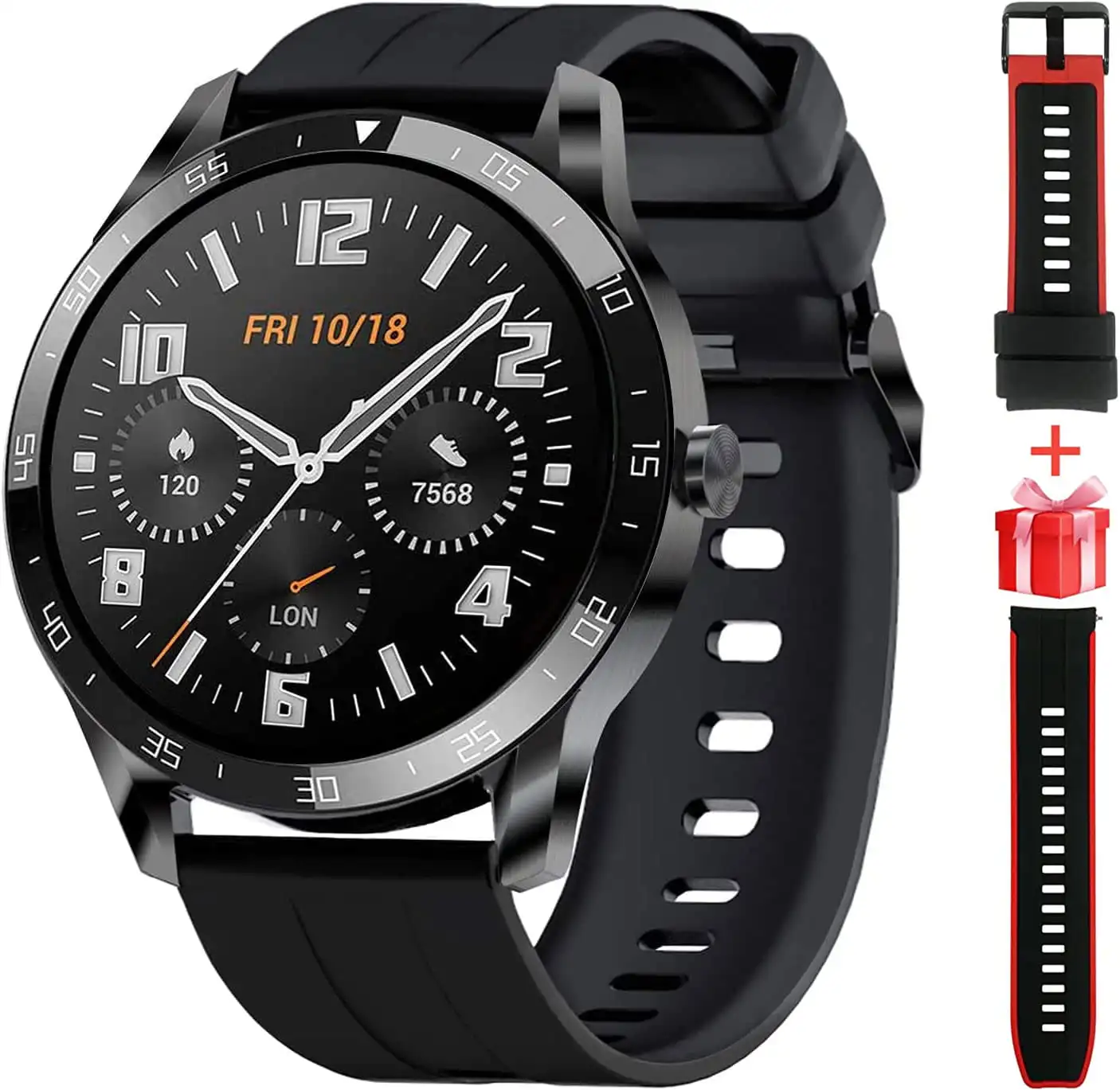 

X5 Watch Men Women, Fitness Tracker Wristwatches Phones 1.3" Touch Screen