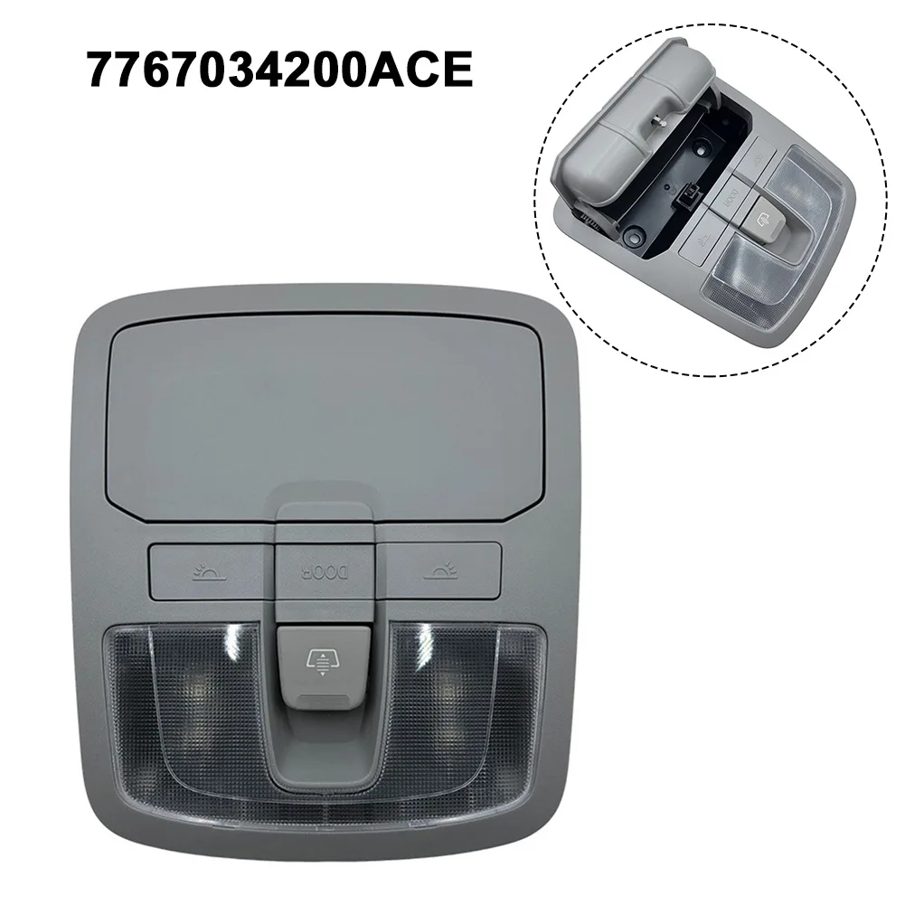 

Аксессуары для переключателя детали, 1 шт., 7767034200ACE, черный для Ssangyong Korando Stavic, серая лампа для чтения S1 Sunroof