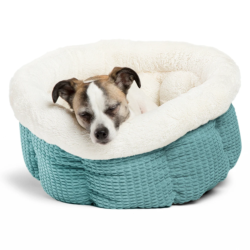 

Cozy Mason Cuddle Cup Pet Dog Bed, Standard Tide Pool