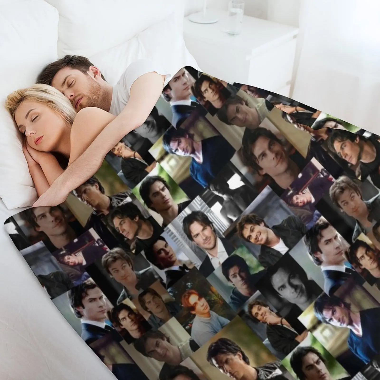 Одеяло ian somerhalder для кемпинга манга туристические одеяла