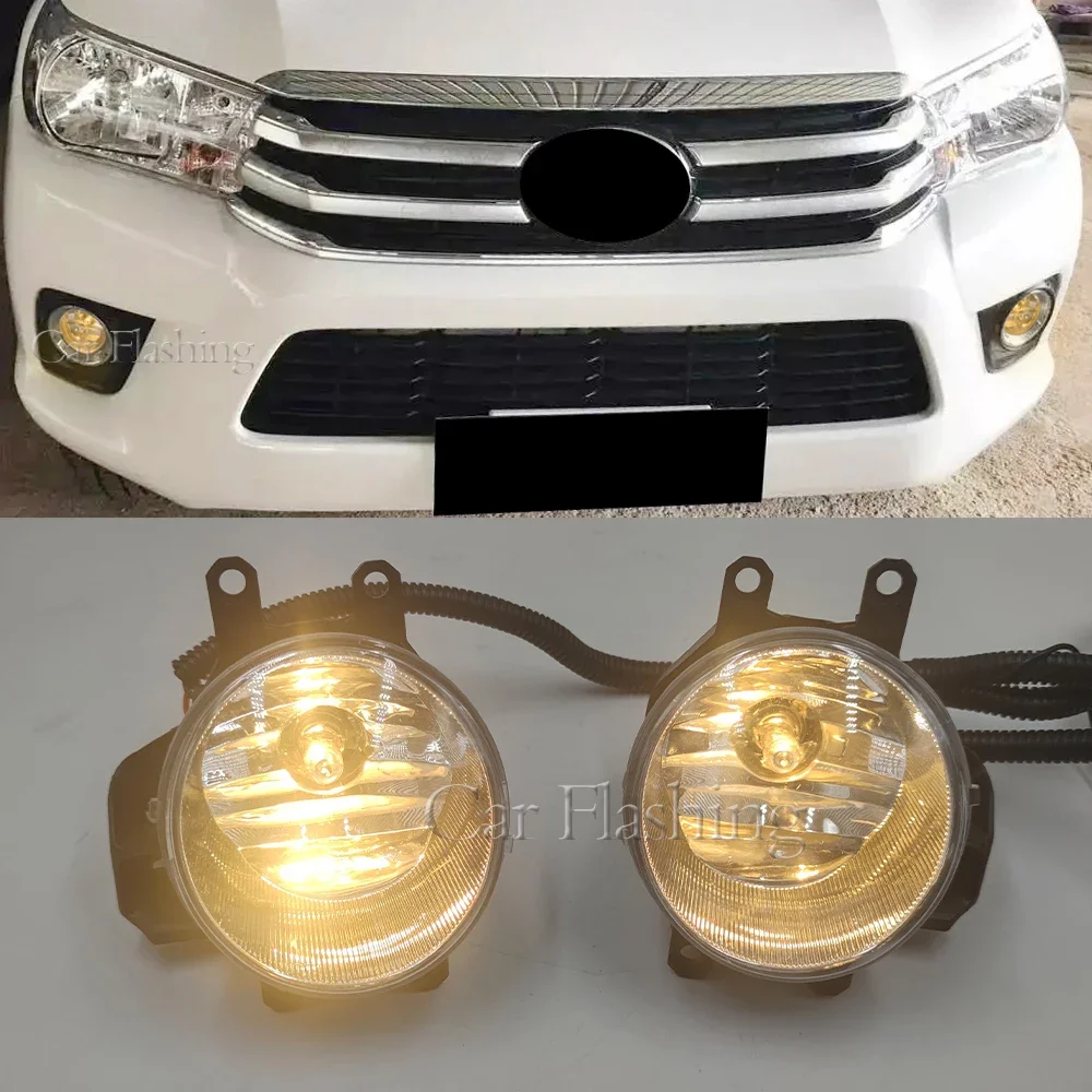 Новинка! 2 шт. передние фонари для Toyota Hilux Revo 2015 2016 2017 2018