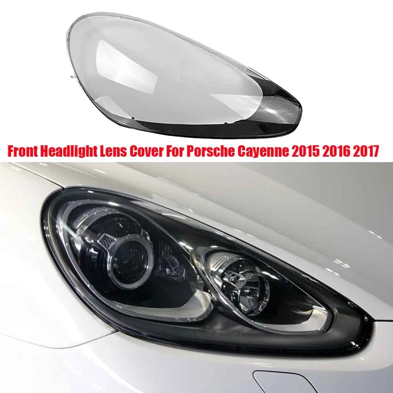 Корпус передней фары абажур прозрачный чехол для объектива Porsche Cayenne 2015-2017 корпус