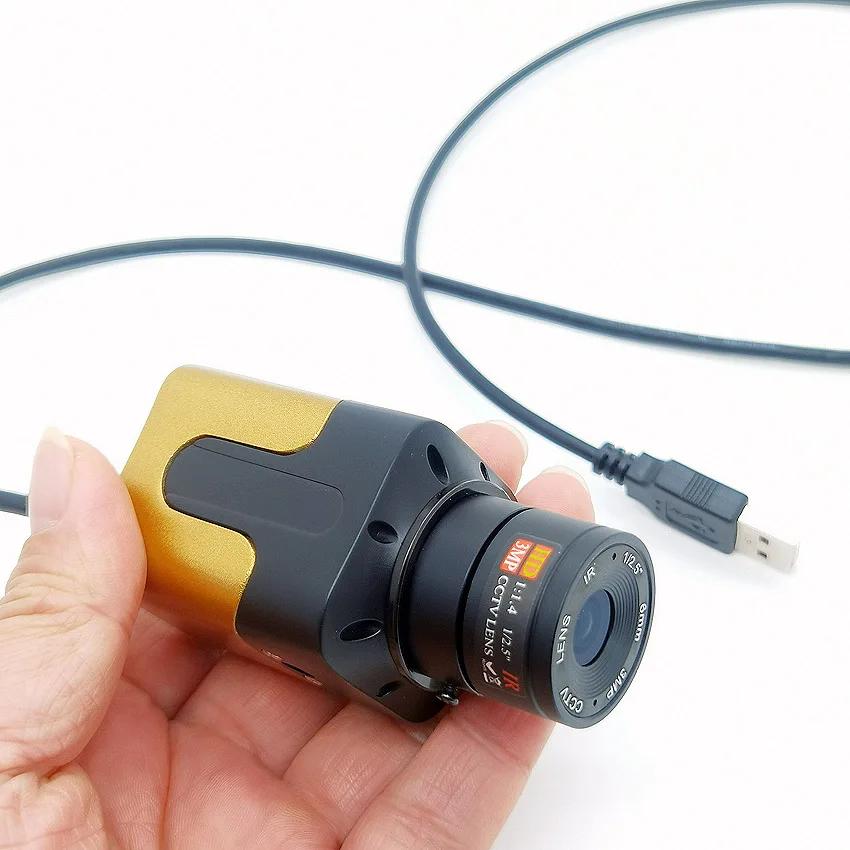 Веб-камера Mini PC в металлическом корпусе с объективом 6 мм 720P 1080P USB | Компьютеры и