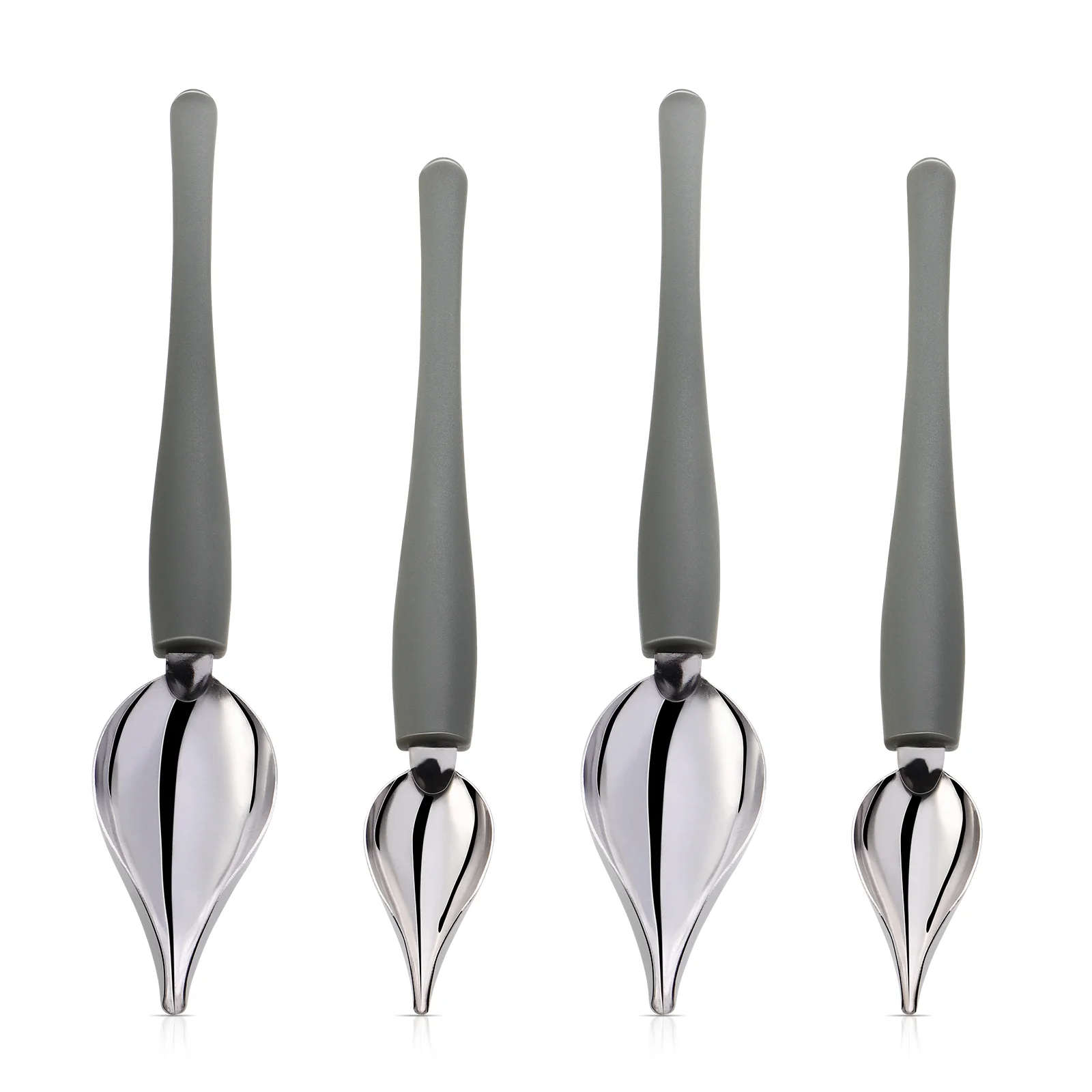 

4 Sauce Plating Stainless Steel Spoons Chocolate Stirring Spoon Decoration Spoon