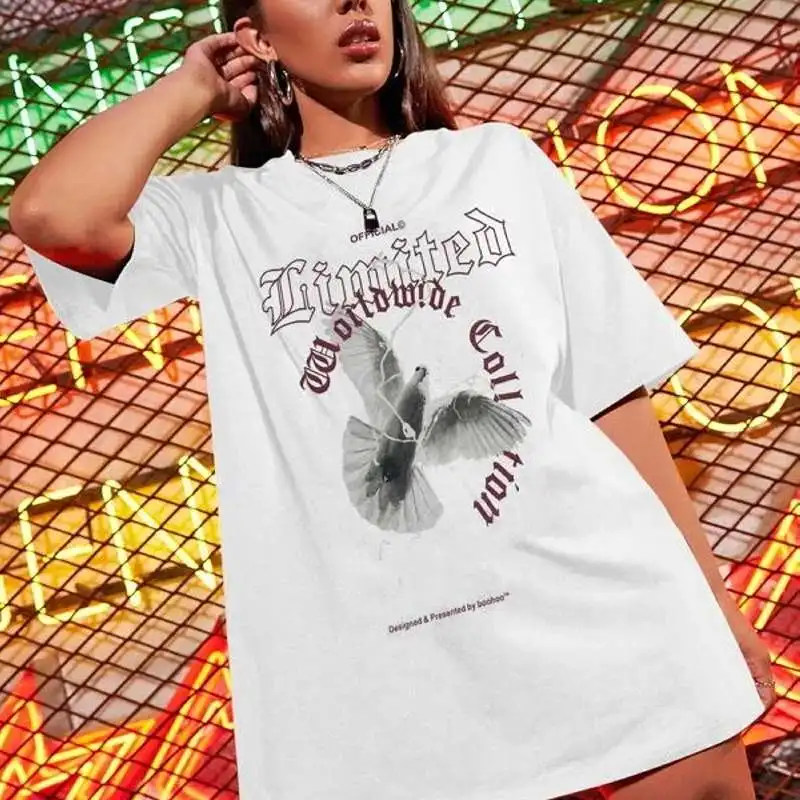 

Женская забавная футболка 2023, Летняя женская одежда, модные футболки с коротким рукавом для женщин, одежда для девочек, топы, повседневная одежда, футболка