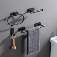 bathroom towel rack bathroom toilet tissue roll paper holder bar rail ring robe clothes hook hardware bathroom accessories sets