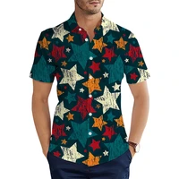 mens shirts hawaii beach vacations 3d printed shirts summer short sleeve single breasted men shirt fashion casual tops