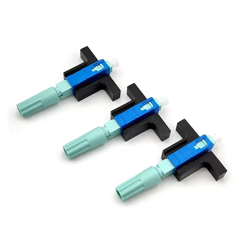 SC UPC Fiber Optic Connector 58mm Single-Mode Optical Fast Connector FTTH Cold Connector Tool Fiber Quick Connector