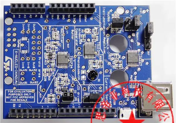 Усилители платы расширения X-NUCLEO-IKA01A1 TSV734 для модуля STM32 Nucleo