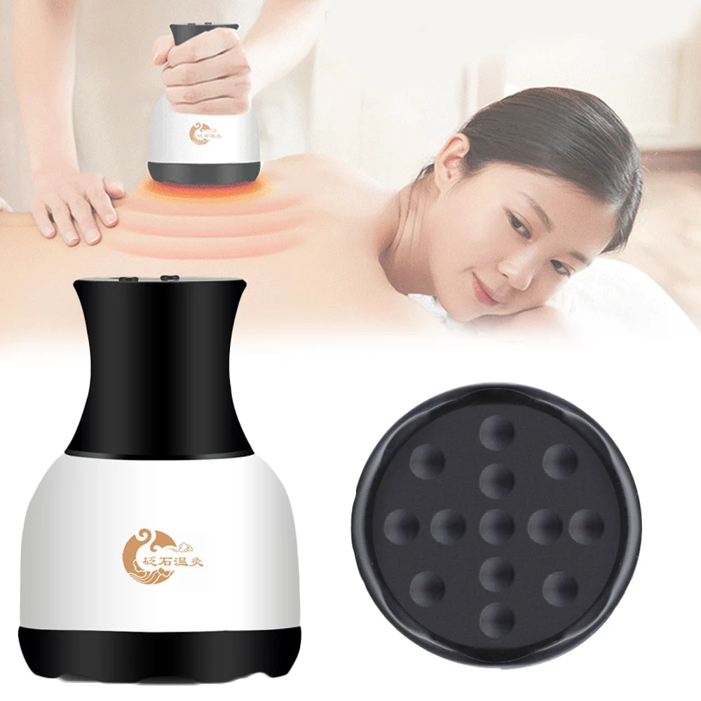 

Фотомассажер, китайский медицинский массажер, электрический нагревательный инструмент для соскабливания, углубительные колпачки, забота ...