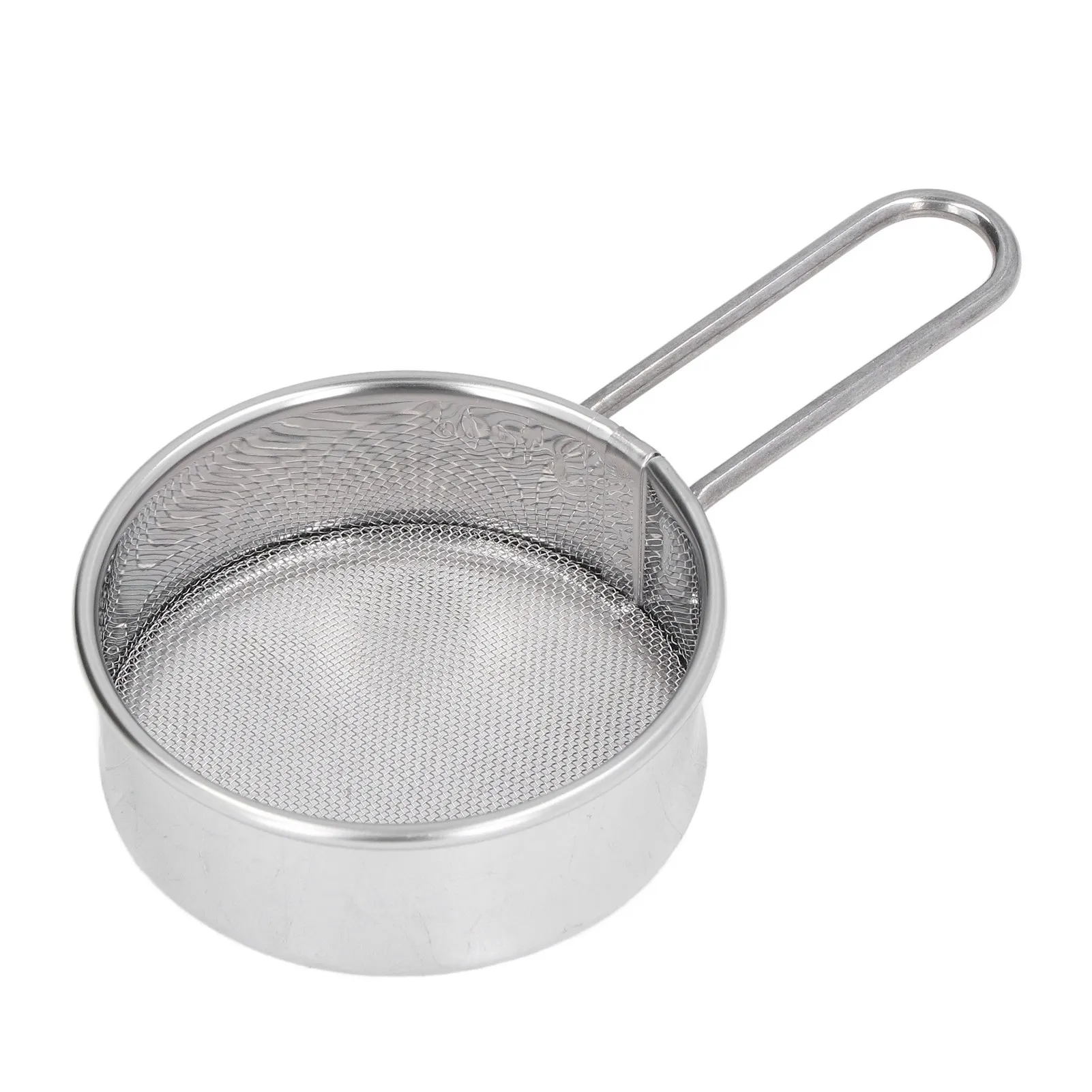 

"304 Stainless Steel Flour Sieve - Fine 40 Mesh for Home Bakeries and Cake Shops"