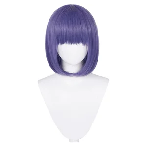 Anime My Dress-Up Darling Marin Kitagawa Cosplay Wig Purple Short Synthetic Hair Heat Resistant Fiber Festival Party Girls