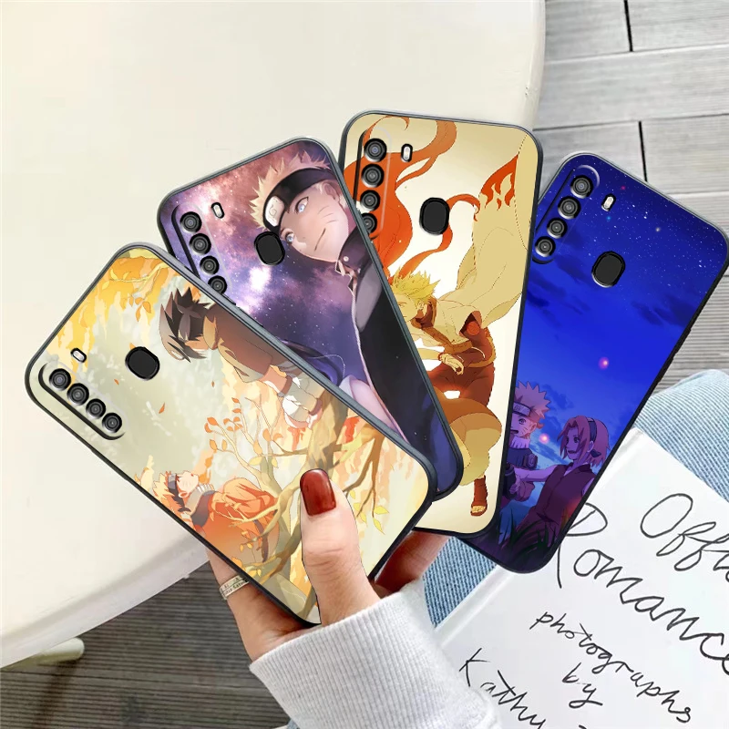 

Japan NARUTO Anime Phone Case For Samsung Galaxy S8 S8 PLus S9 S9 Plus S10 S10E S10 Lite 5G Plus Funda Liquid Silicon Soft Back