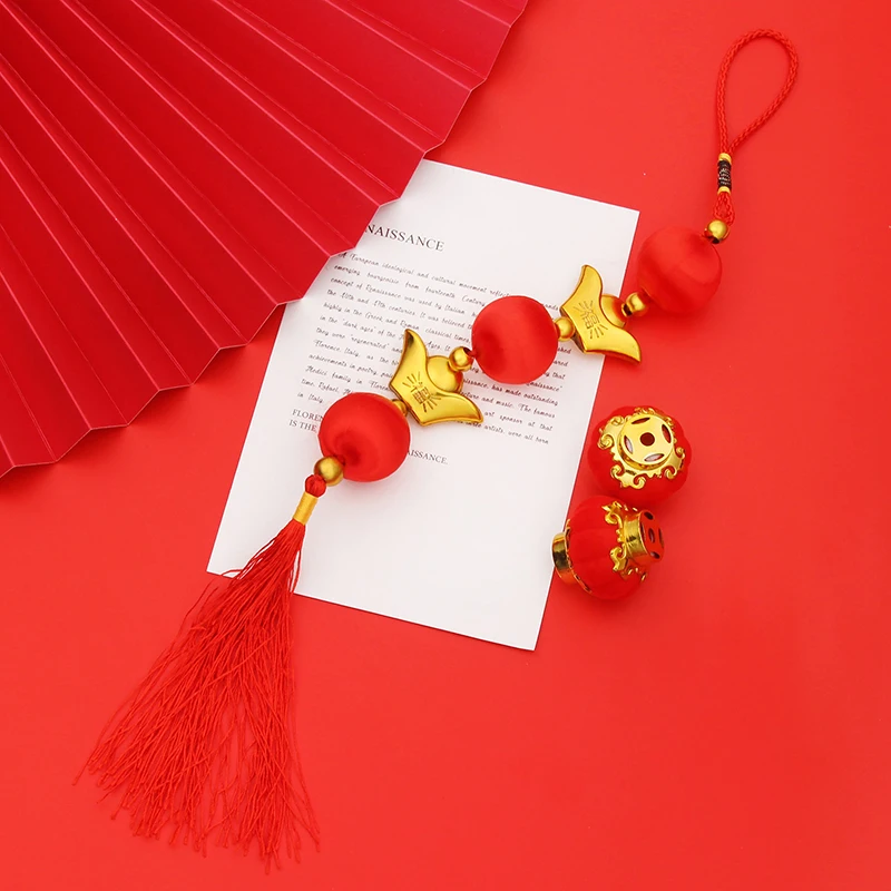 2024 Год Дракона позолоченный пластиковый Золотой литой кулон счастливый талисман