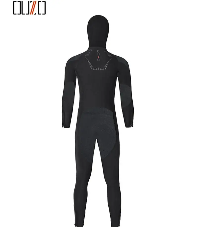 OUZO 5 мм новый гидрокостюм для серфинга утолщенный CR суперэластичный цельный