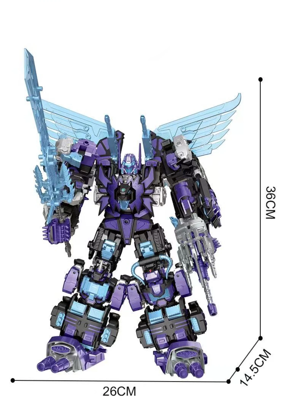 Фото TENGYANG DARK Predacons Combiners Wars KO Transformation 5 в 1 Predaking G1 36 см фигурка подарок ребенку БЕЗ КОРОБКИ №5
