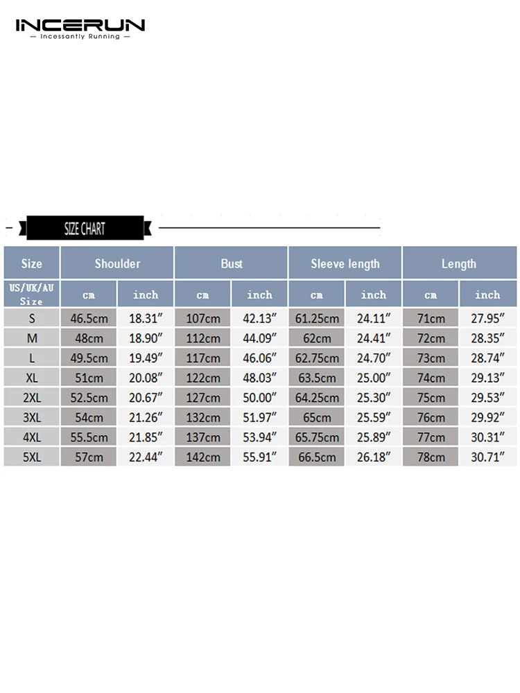 INCERUN Cotton linen Tops 2022 Men Loose Casual Streetwear Pocket Shirts Simple All-match Solid O-Neck Long Sleeve Shirts S-5XL