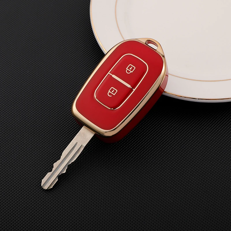 

ТПУ чехол для автомобильного ключа чехол для Renault Kwid символ движения для Dacia Sandero Logan, Duster 2016 2017 2018 аксессуары коробка