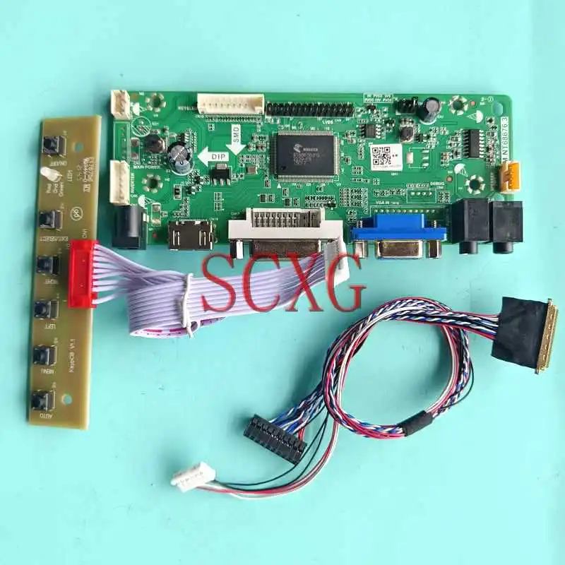 

LCD Matrix M.NT68676 Controller Driver Board Fit BT140GW03 BT140GW04 1366*768 14" DIY Kit VGA DVI HDMI-Compatible LVDS 40-Pin