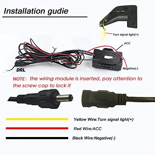 Фара для переднего крыла грузовика светодиодный передний боковой маркер Белый DRL