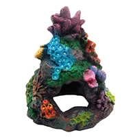 aquarium decoration artificial coral mountain synthetic resin coral dazzling stone for fish tank ornament rockery