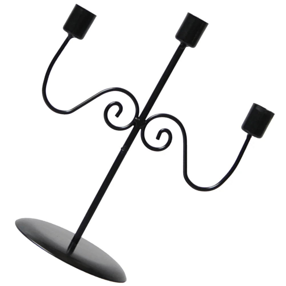 

Stick Holder Taper Candles Candelabrum Detachable Candelabra Metal Candlestick