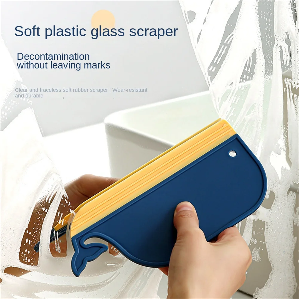 

Creative Cleaning Brush Artifact Toilet Whale Wiper Blade Lavatory Whale Wiper Household Cleaning Tools Multifunctional