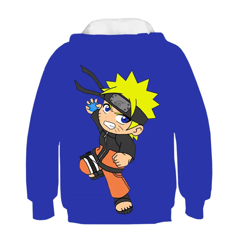 Аниме ниндзя удзумаки Учиха нару Повседневная Толстовка свитер Свитшот пальто