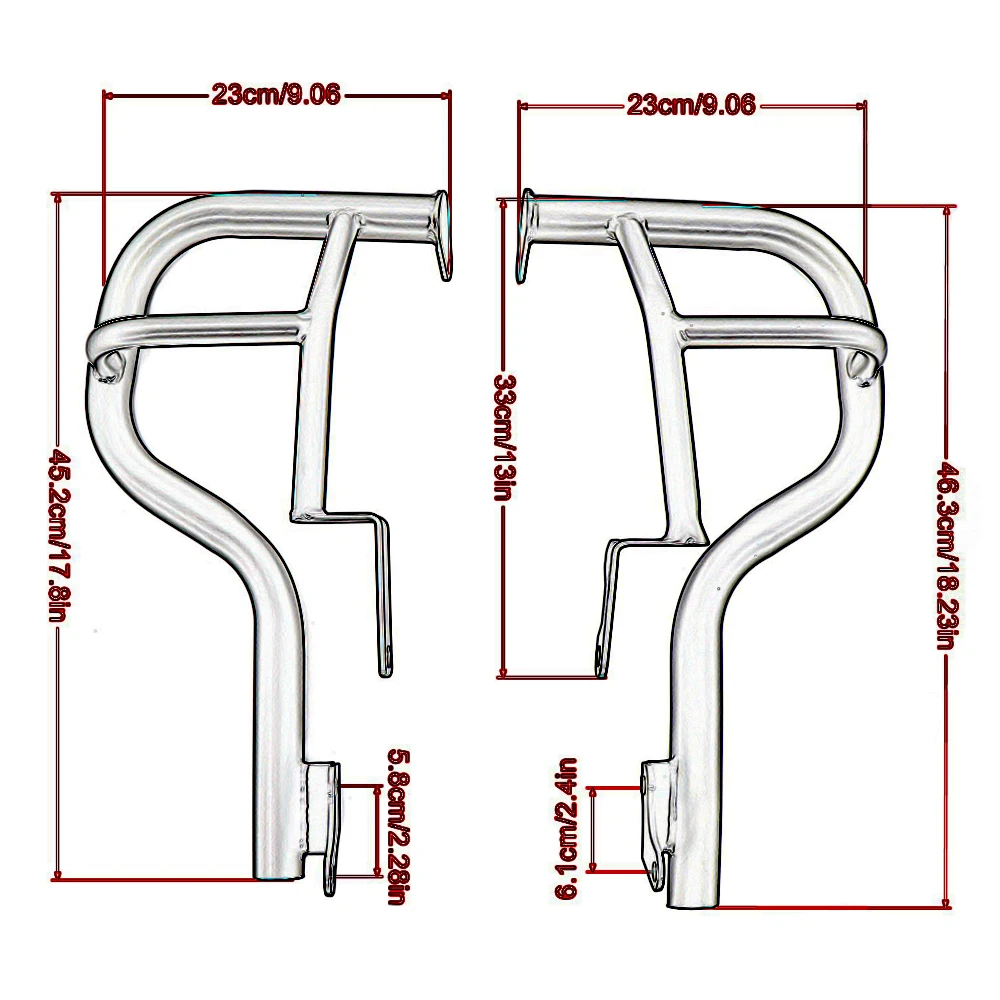 Для Kawasaki Vulcan S 650 VN650 EN650 2015 2016 2017-2022 защита мотоциклетного шоссейного бампера